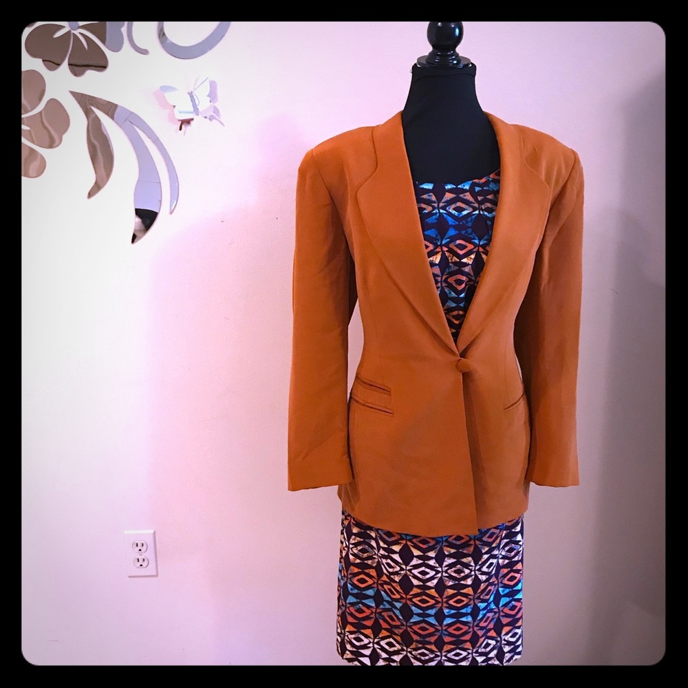 Jones New York Silk Boyfriend Blazer